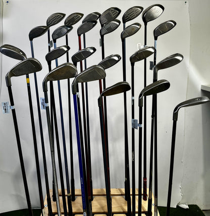 Wholesale Lot of 24 Callaway Drivers, Fairway Woods, Hybrids, And Single Irons-Next Round
