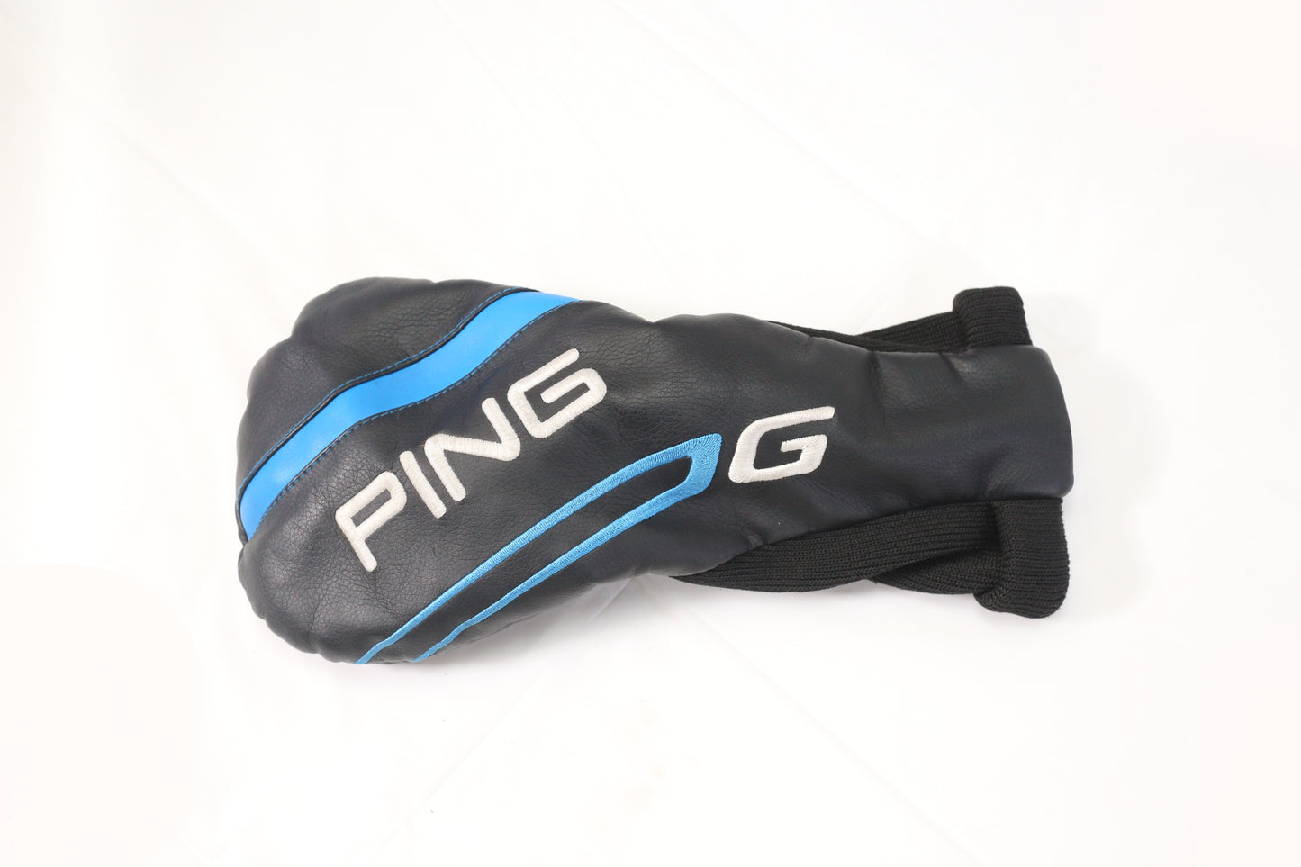 Ping G Driver Headcover Only Black Faux Leather Very Good Condition-Next Round