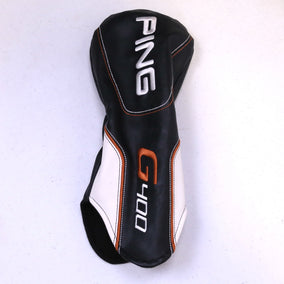 Ping G400 Driver Headcover Only Black Faux Leather Very Good Condition