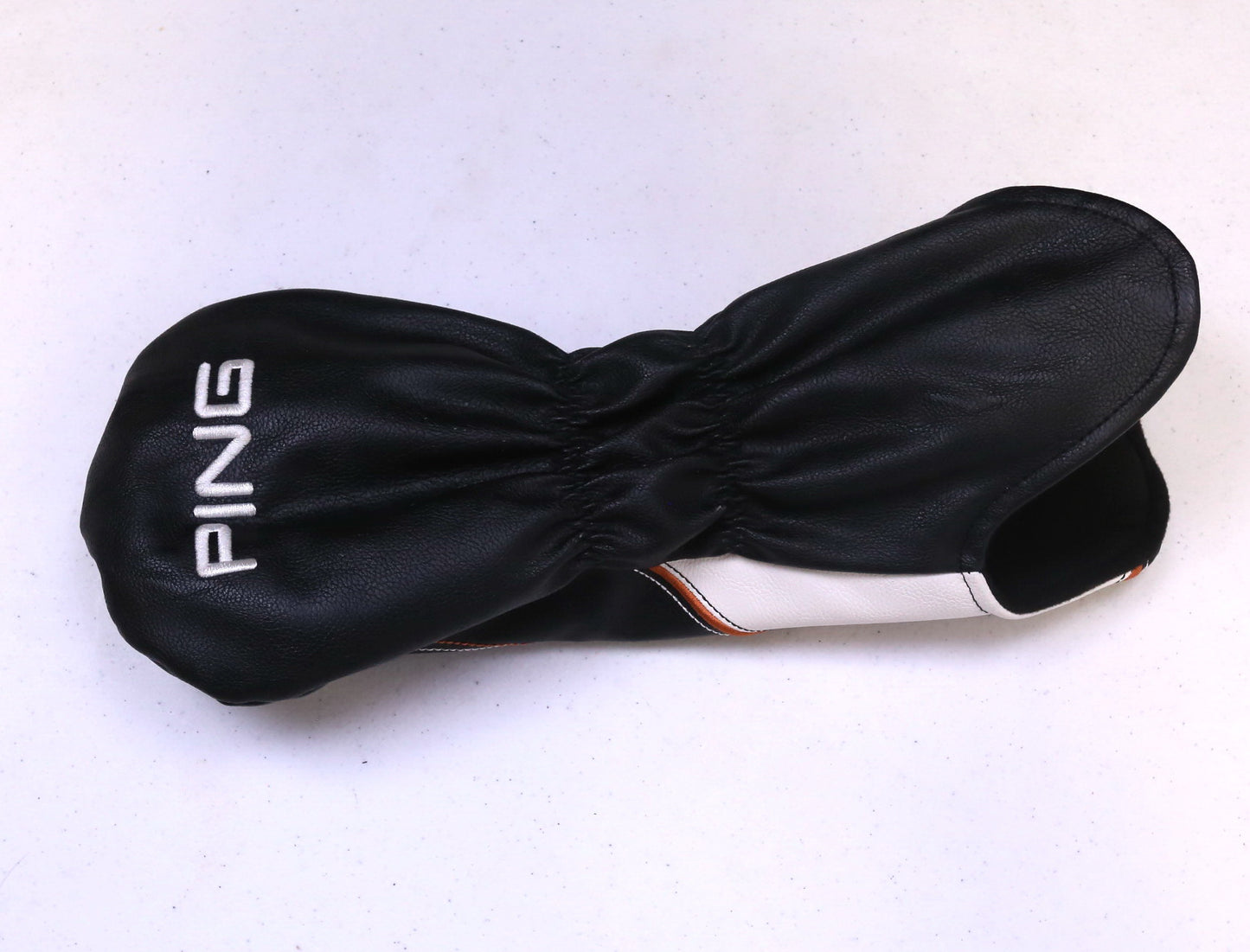 Ping G400 Driver Headcover Only Black Faux Leather Very Good Condition-Next Round