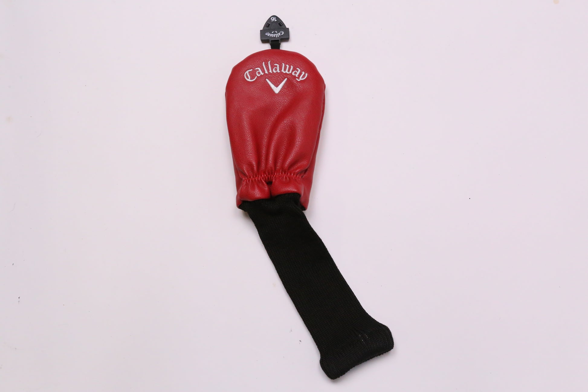 Callaway XR Hybrid Headcover Only Red Faux Leather Very Good Condition-Next Round