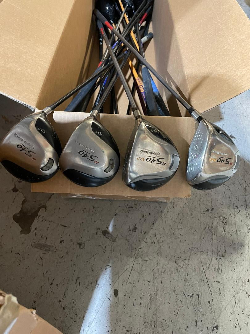 Wholesale Lot of 20 TaylorMade R540, R540XD, R580 Drivers Bargain-Next Round