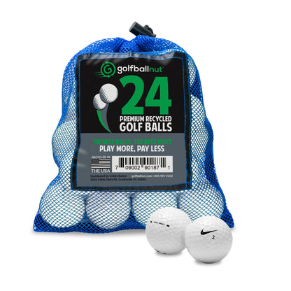 Nike Mix Used Recycled Mint Grade Golf Balls - (Mesh Bag Included)
