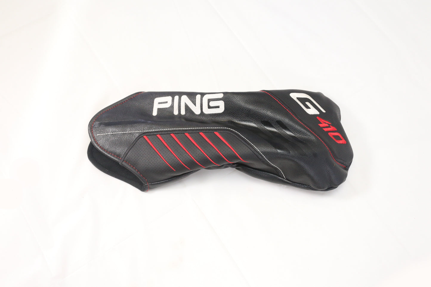 Ping G410 Driver Headcover Only Black Faux Leather Very Good Condition