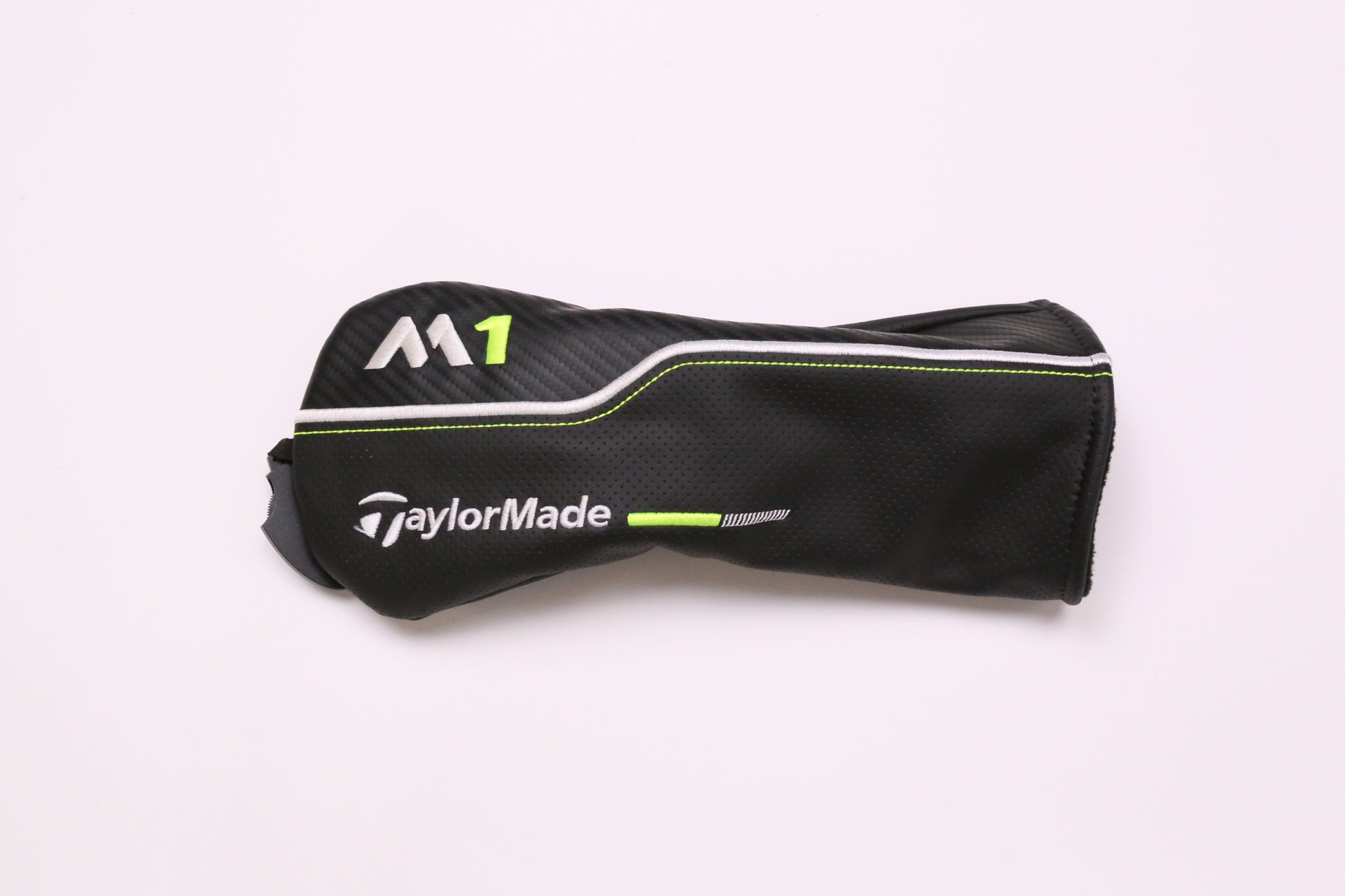 TaylorMade M1 Fairway Headcover Only Black Faux Leather Very Good Condition-Next Round