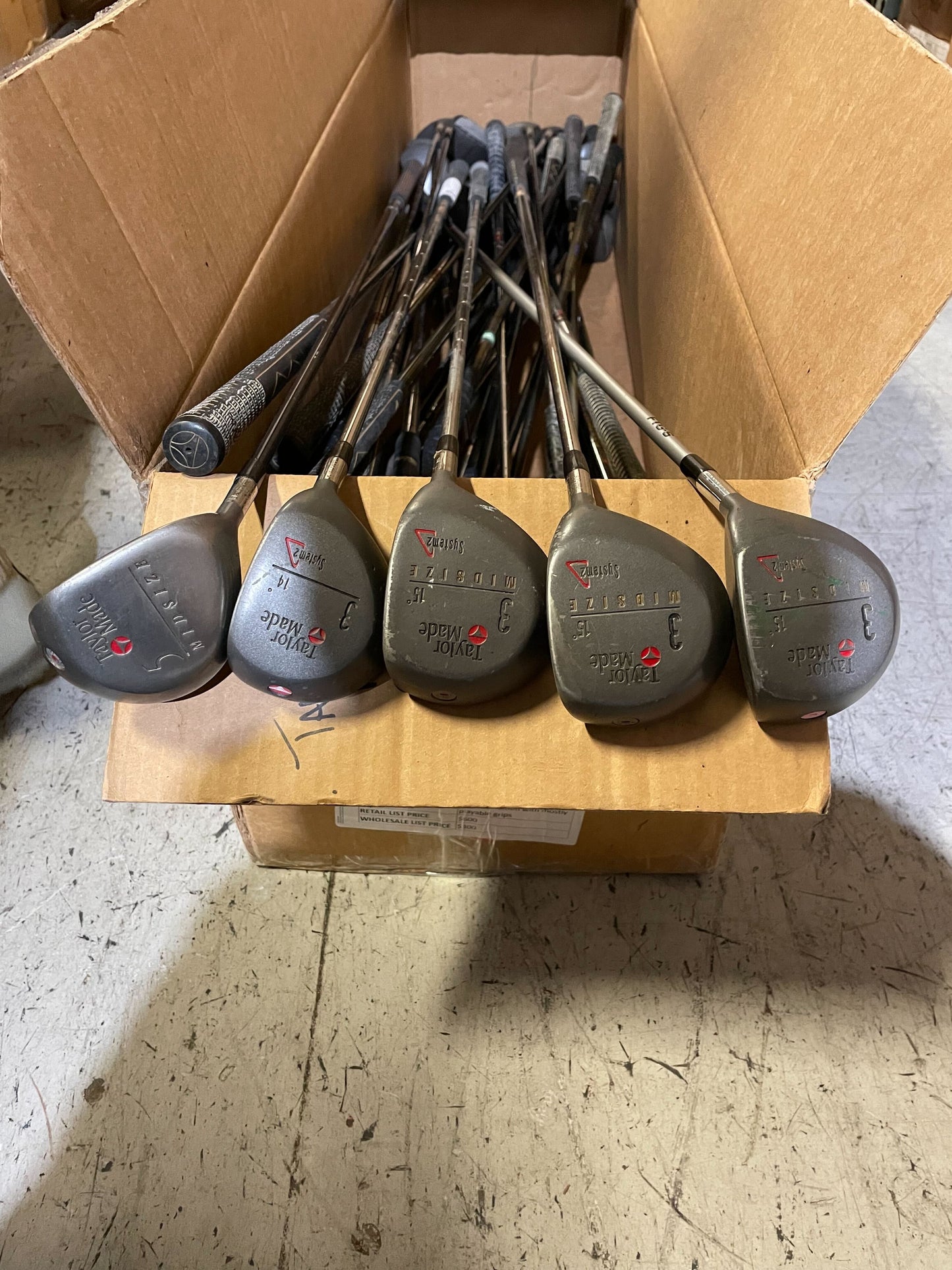 Wholesale Lot of 40 TaylorMade 1993 Midsize Fairway Woods-Next Round