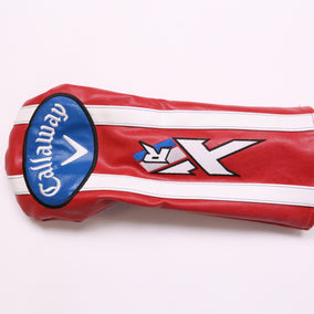 Callaway XR Driver Headcover Only Red Faux Leather Very Good Condition-Next Round