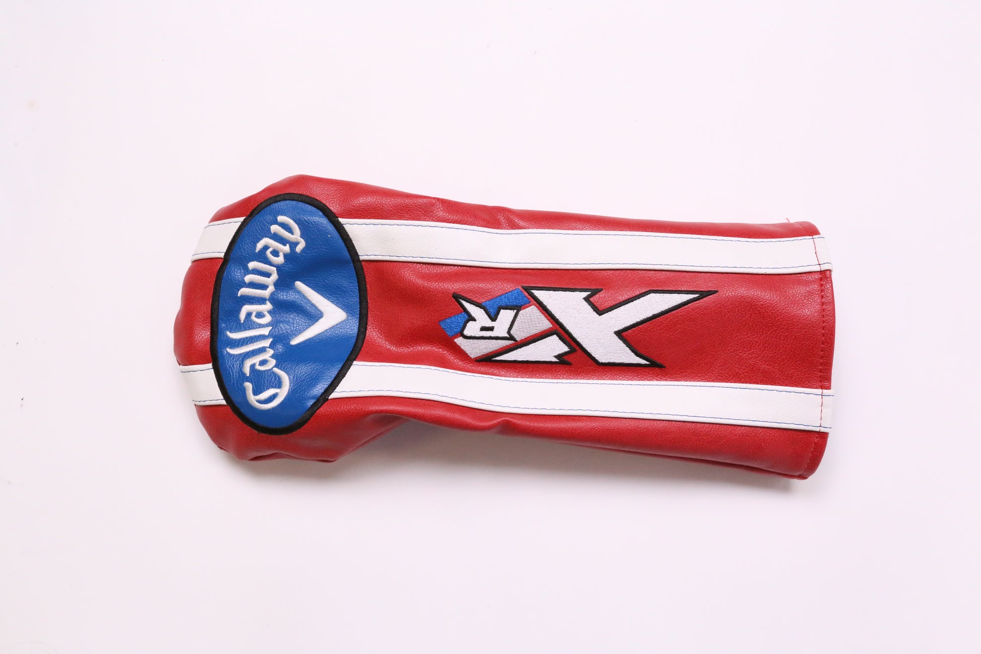 Callaway XR Driver Headcover Only Red Faux Leather Very Good Condition-Next Round