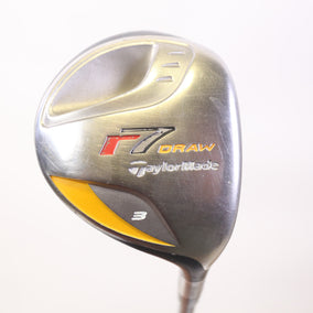 Used TaylorMade r7 Draw 3-Wood - Right-Handed - 15 Degrees - Regular Flex
