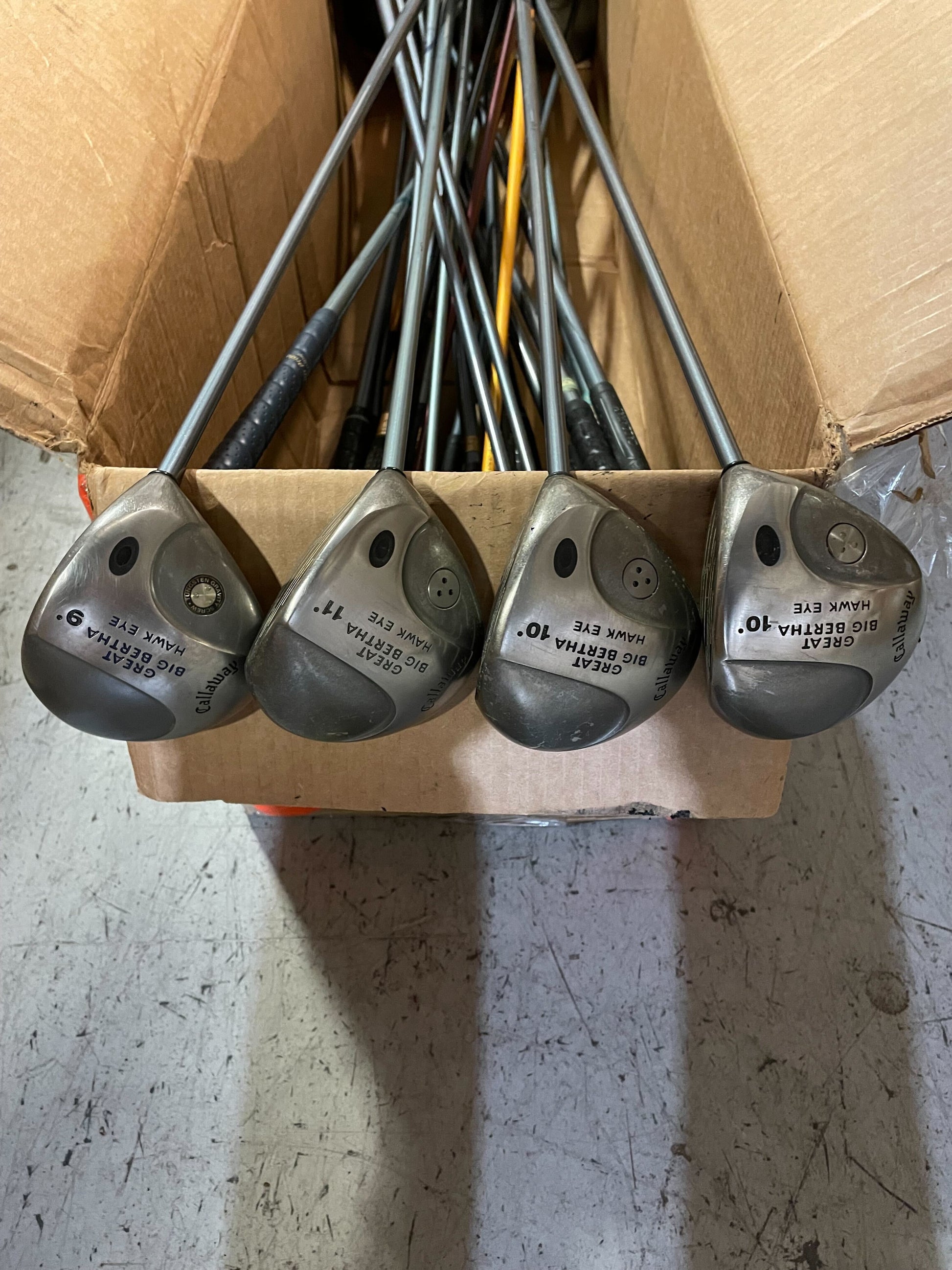 Wholesale Lot of 30 Callaway Hawkeye Drivers-Next Round