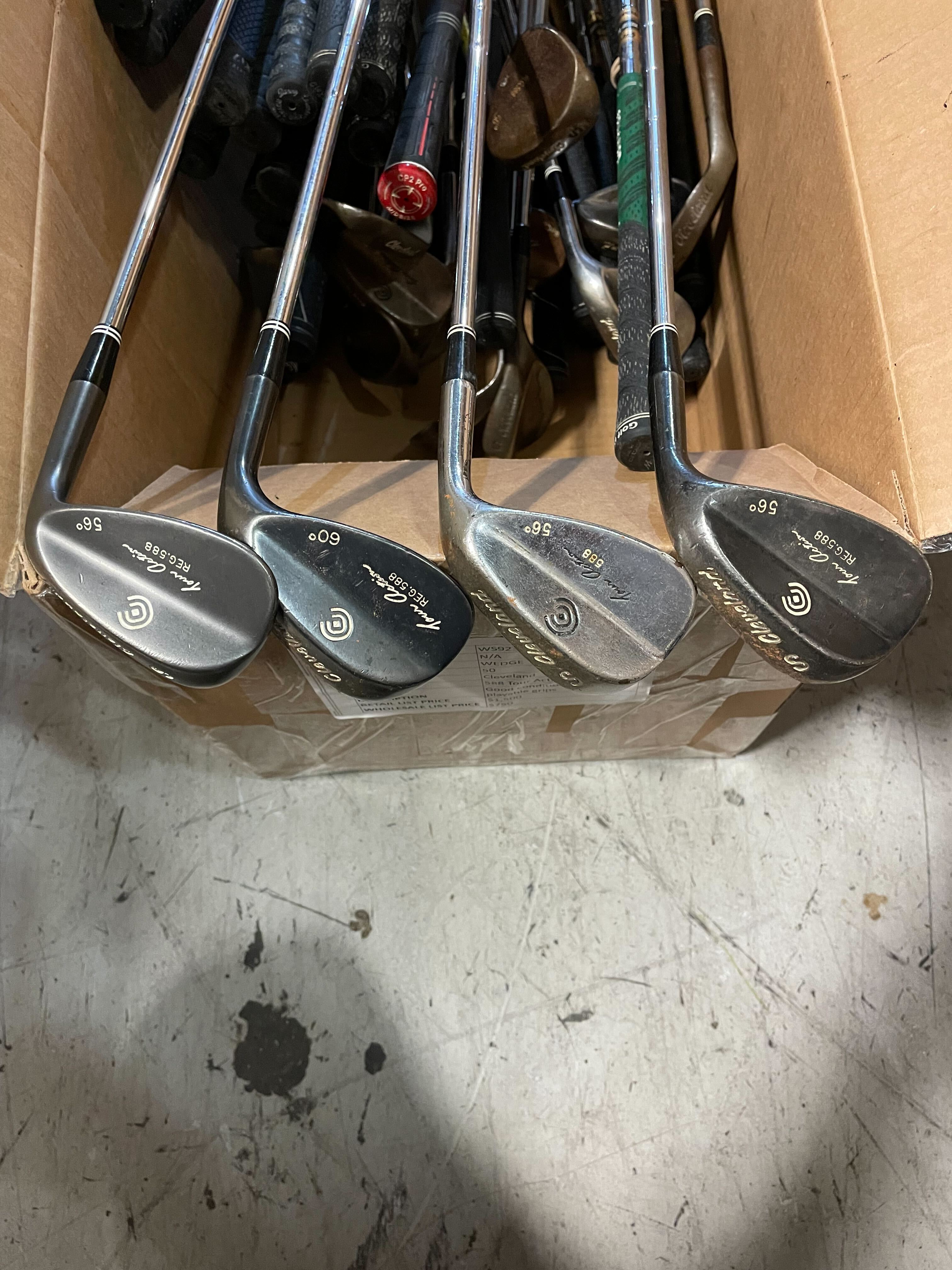 Wholesale Lot of 50 Cleveland 588 Tour Action, Reg 588 Wedges