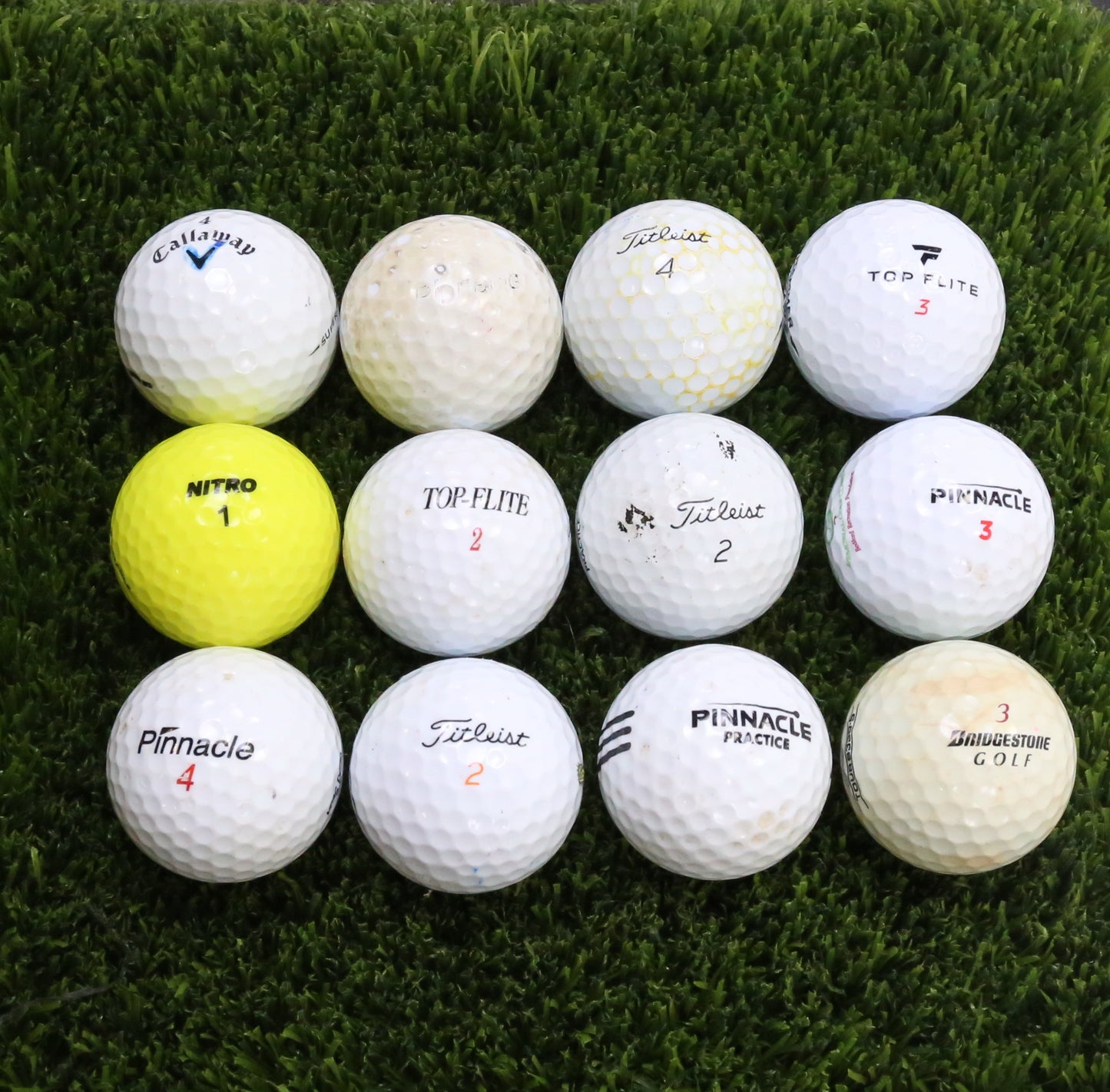 Mixed Golf Balls- 1 Dozen-Next Round