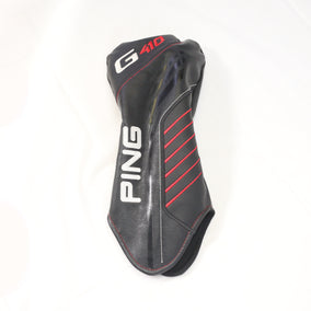 Ping G410 Driver Headcover Only Black Faux Leather Very Good Condition