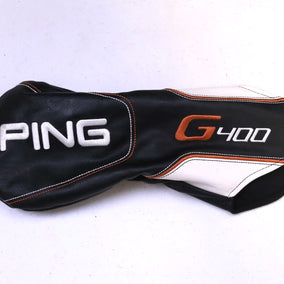 Ping G400 Driver Headcover Only Black Faux Leather Very Good Condition
