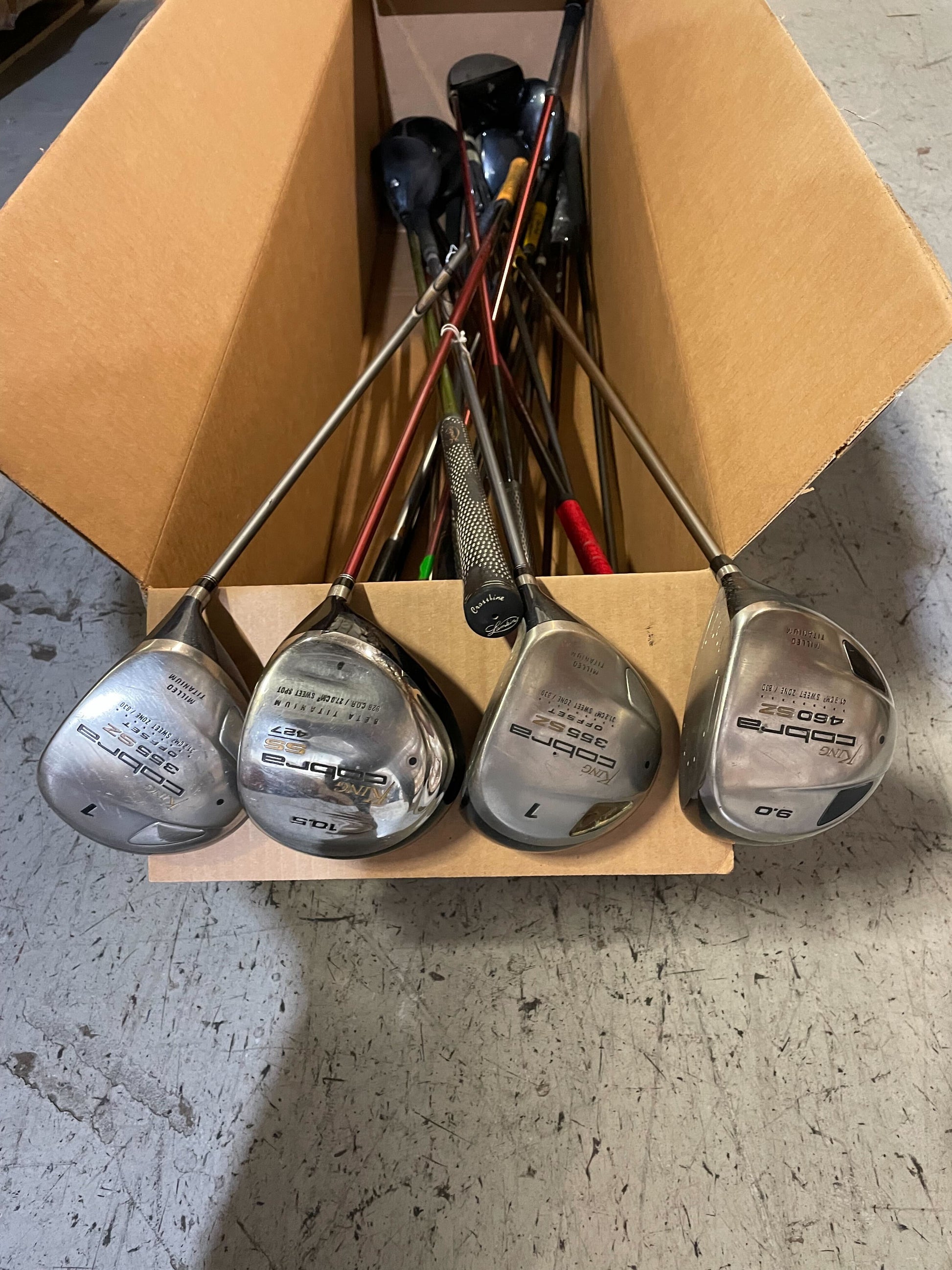 Wholesale Lot of 20 Cobra Mixed SZ & SS Drivers-Next Round