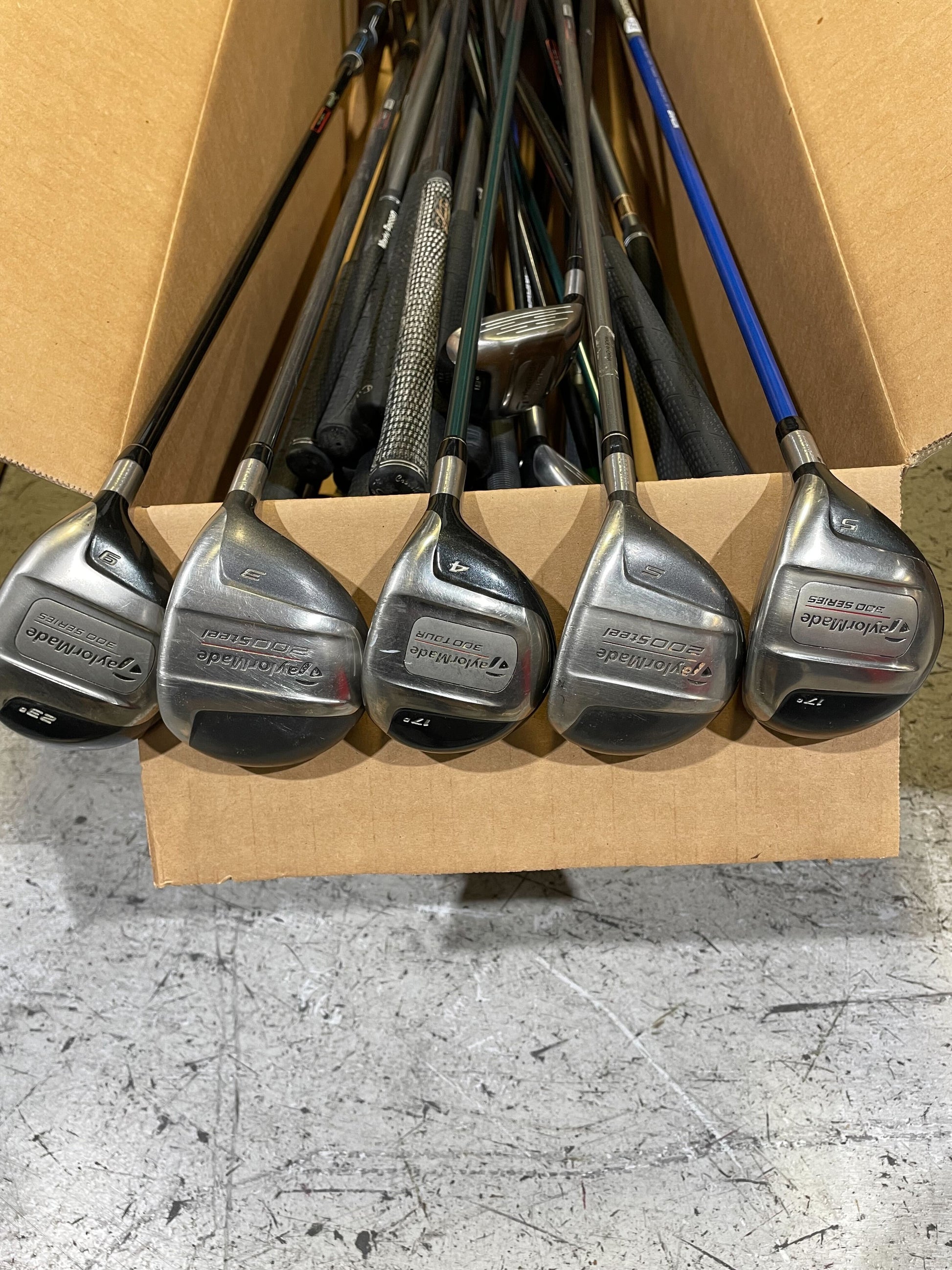 Wholesale Lot of 40 TaylorMade Rescue, T300, 200 Steel FW Woods Bargain-Next Round