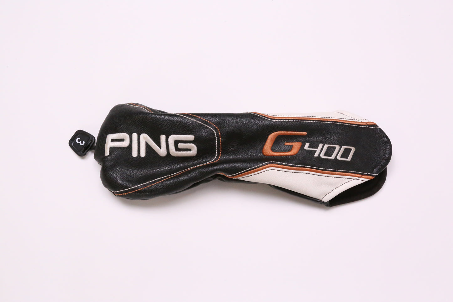 Ping G400 Fairway Headcover Only Black Faux Leather Very Good Condition